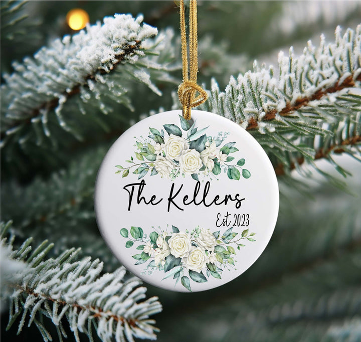 Family Ornaments Personalized Family Name Christmas Keepsake