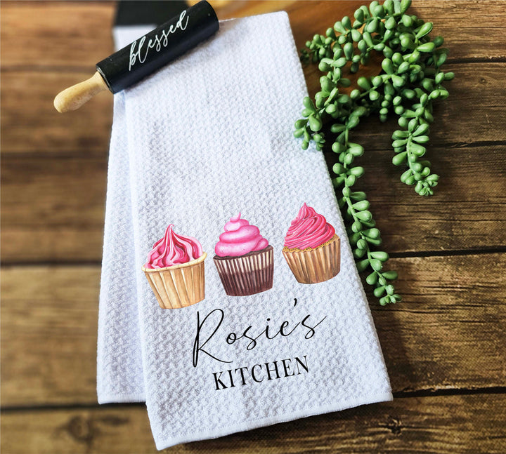 Personalized Kitchen Towels Custom Dish Towel Gift for Her