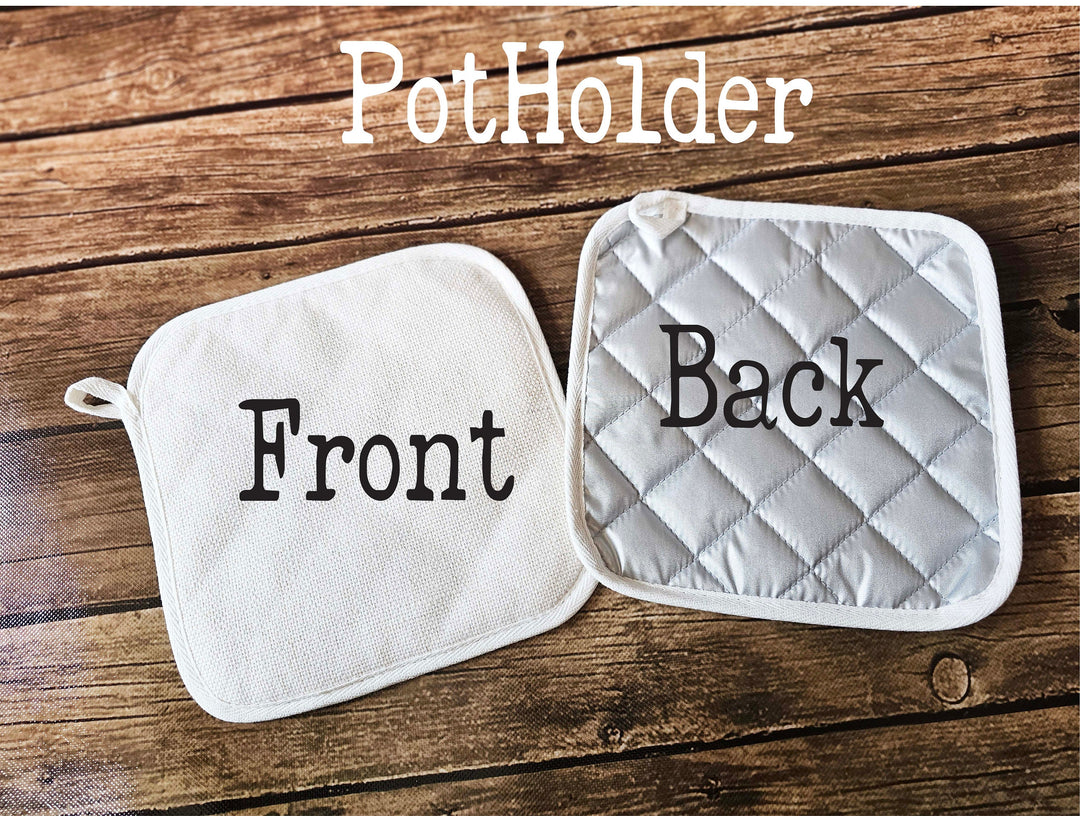 Kitchen Apron for Women with Pocket Oven Mitt Set