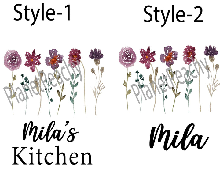 Personalized Kitchen Towel Custom Dish Towel Gift for Her
