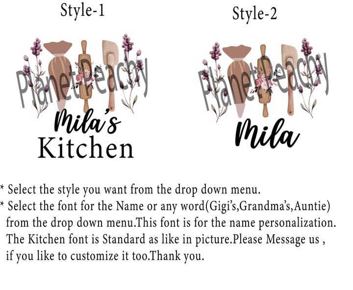 Personalized aprons Adult and kids for mom gifts from kids Foe grandma gifts from grandkids For nana gift from daughter Kitchen Linen apron