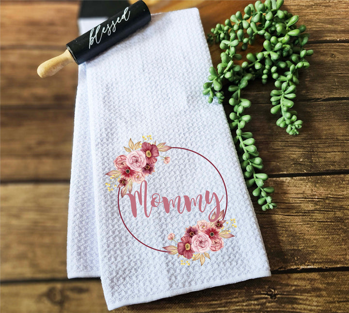Personalized Kitchen Towels Custom Dish Towel Gift for Her