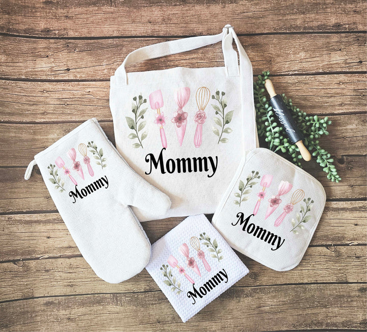 Personalized Apron for Women with Pocket Kitchen Gift
