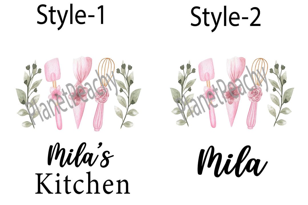 Personalized Dish Towel Custom Kitchen Decor Gift for Her