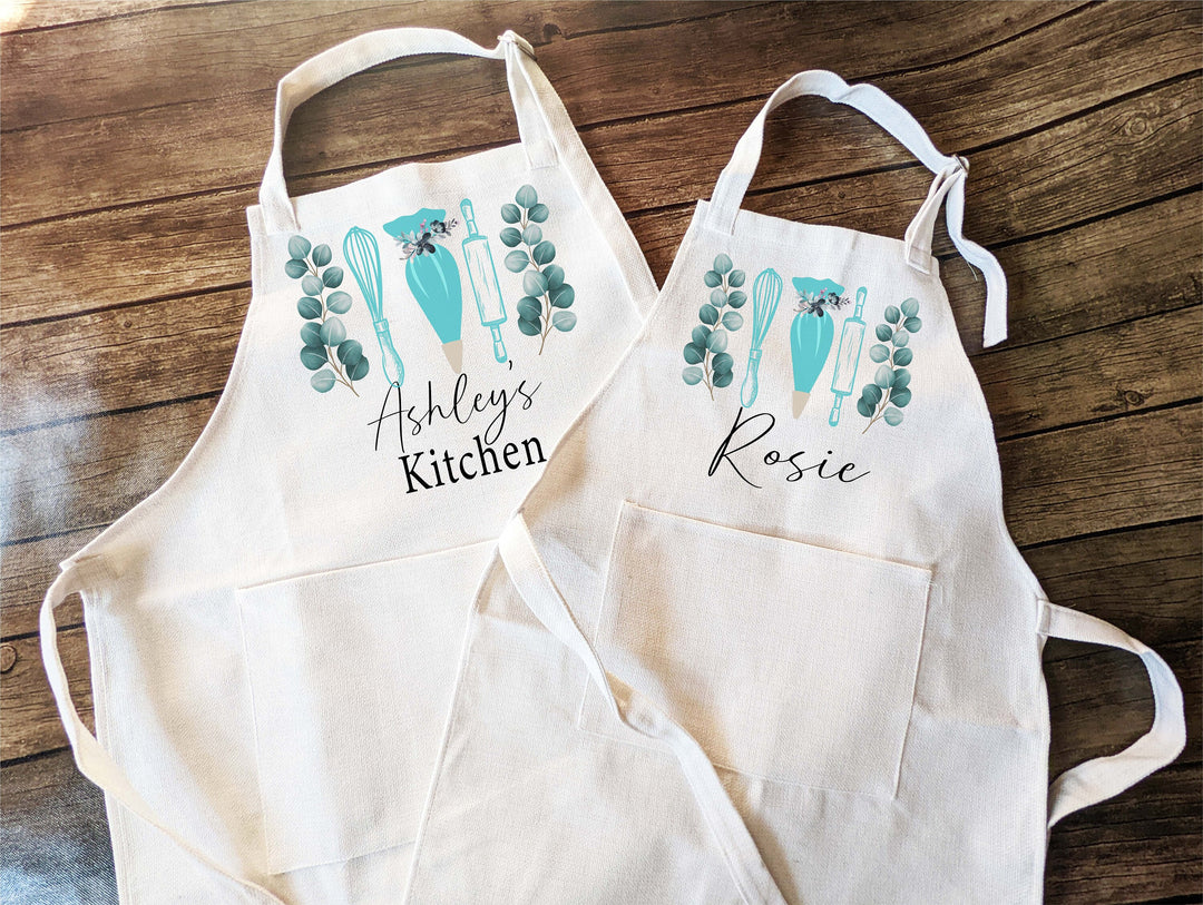 Custom apron for women with pocket Personalized apron for women cute Baking apron for women Customized apron for kids Chef apron for women