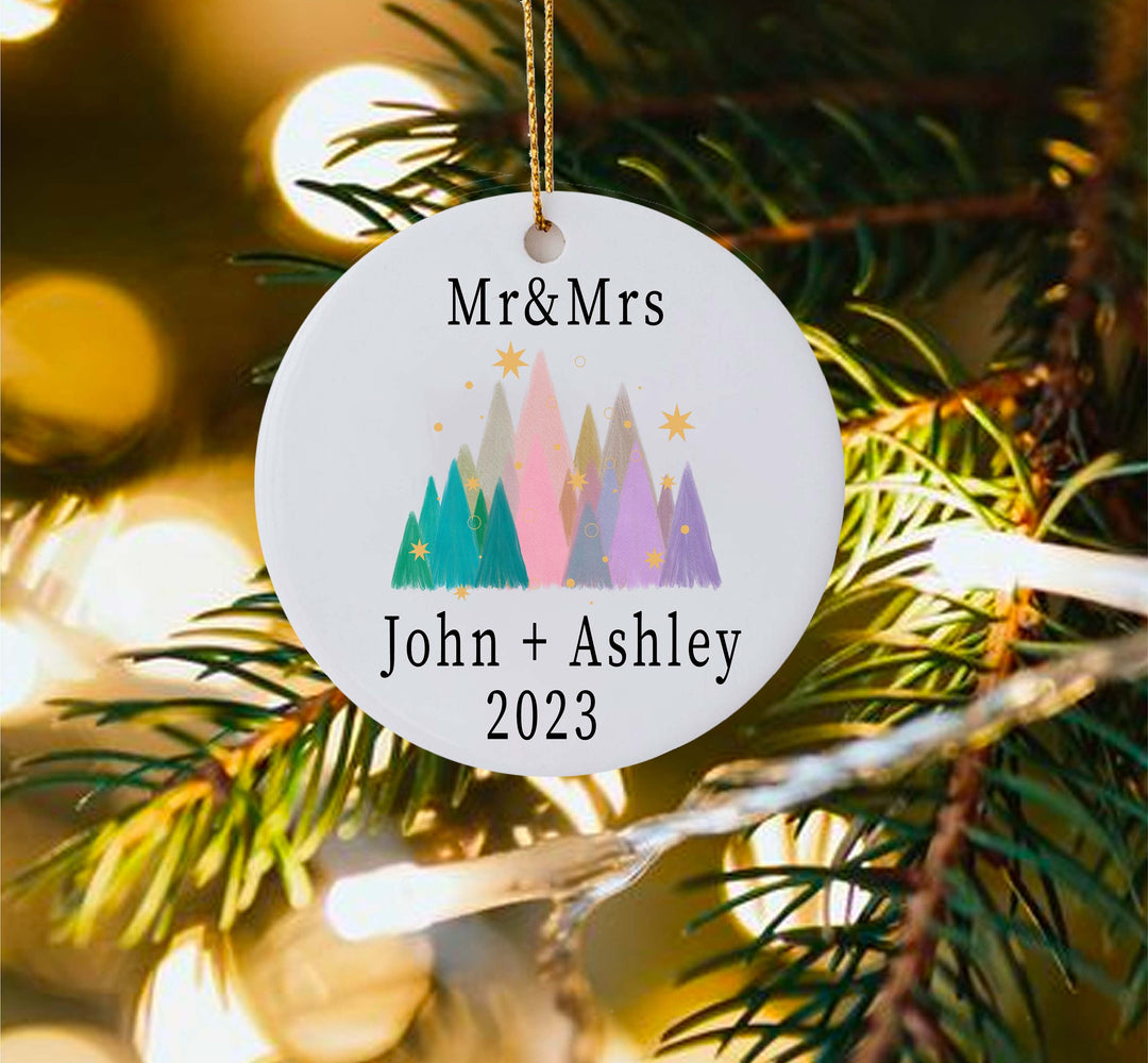 Mr and mrs married ornament personalized married ornament personalized mr and mrs gifts mr and mrs ornament customized ornament wedding gift