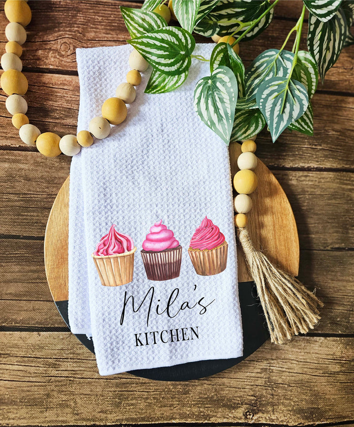 Personalized Kitchen Towels Custom Dish Towel Gift for Her