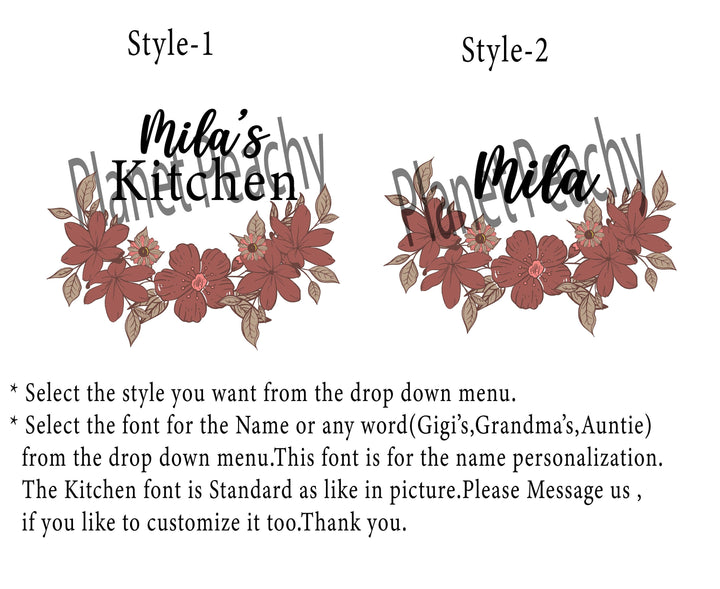 Personalized Aprons Gift Custom Linen Kitchen Apron with Pocket