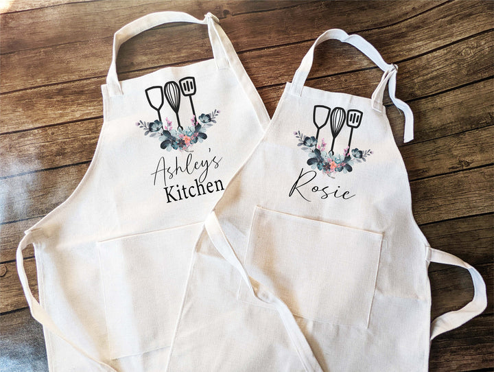 Custom Apron for Women with Pocket - Personalized Gift