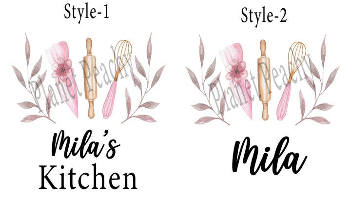 Personalized Kitchen Towel Custom Dish Towel Name Gift