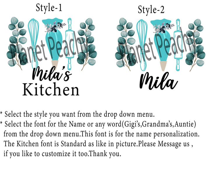 Custom Cute Apron for Women with Pocket