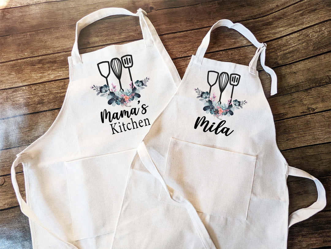 Custom Apron for Women with Pocket - Personalized Gift