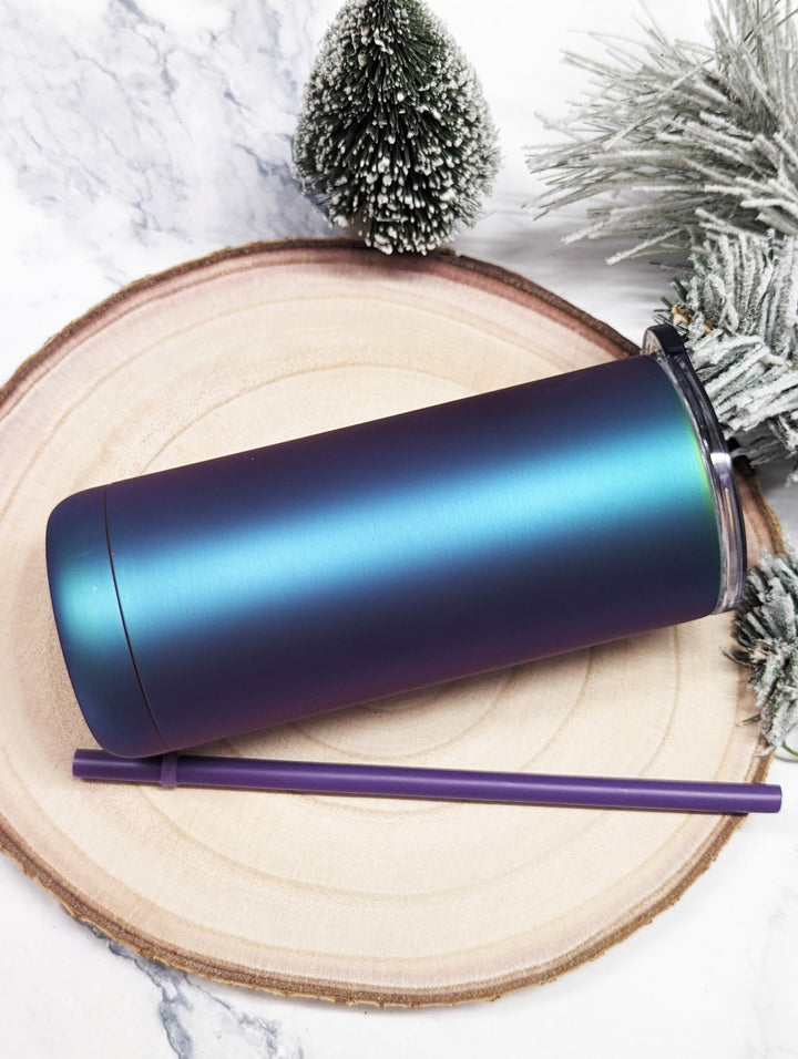 Personalized Skinny Tumbler Laser Engraved Custom Bridesmaid Tumbler