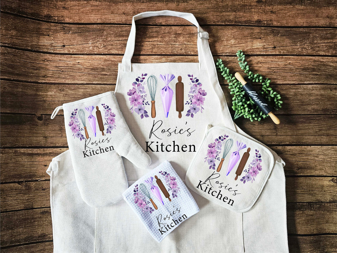 Custom Apron for Women with Pocket and Gift Set Essentials
