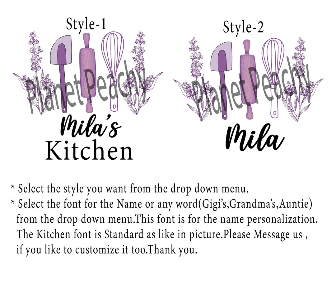 Personalized Apron Set for Women