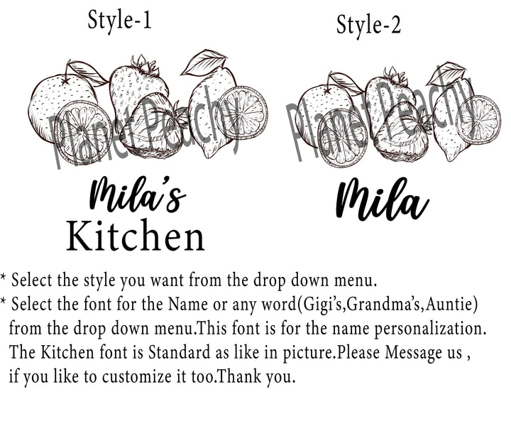 Personalized Kitchen Apron & Oven Mitts for Women