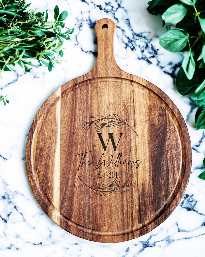 Personalized Wood Cutting Board Custom Charcuterie Board