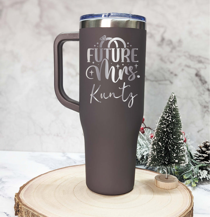 Engagement Gift Future Mrs Stainless Steel Tumbler 40 Oz