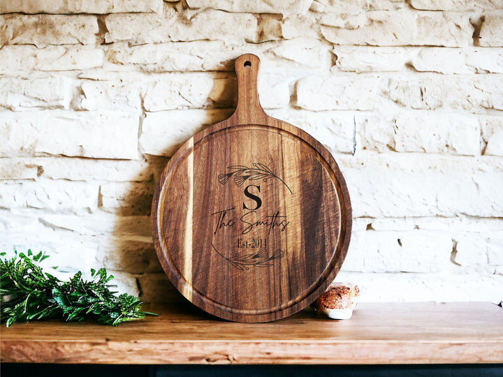 Personalized Wood Cutting Board Custom Charcuterie Board