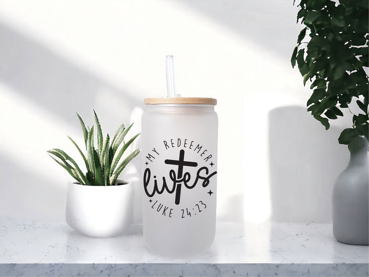 Bible Verse Christian Gifts for Women Faith Glass Cup