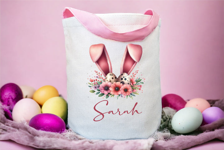 Custom Easter Bag Personalized Easter Egg Hunt Bag Girl