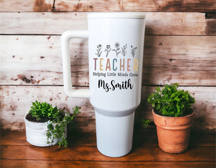 End Of Year Teacher Gifts Personalized Tumbler Gift For Teacher Appreciation