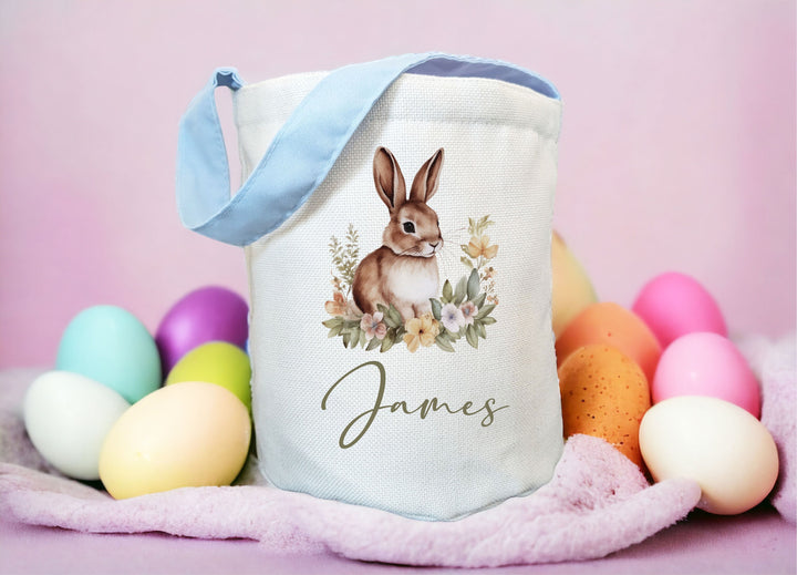 Kids Easter Bag Personalized Easter Egg Hunt Bag Girl