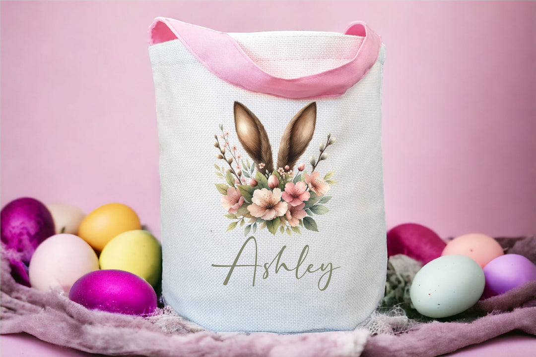 Kids Easter Egg Hunt Bag - Personalized for Girls
