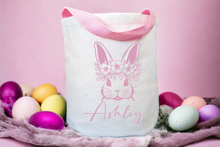 Personalized Easter bags Easter egg bag Customized easter bags Easter egg hunt bag Kids personalized easter gift Egg Hunting bunny Bag