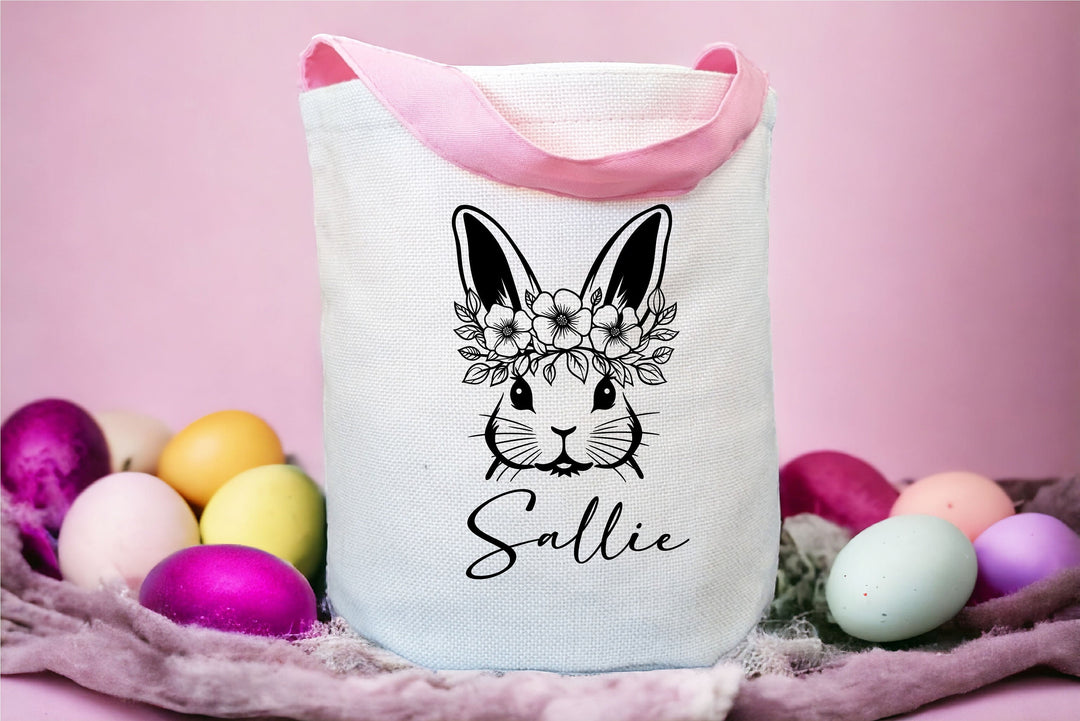 Personalized Easter bags Easter egg bag Customized easter bags Easter egg hunt bag Kids personalized easter gift Egg Hunting bunny Bag