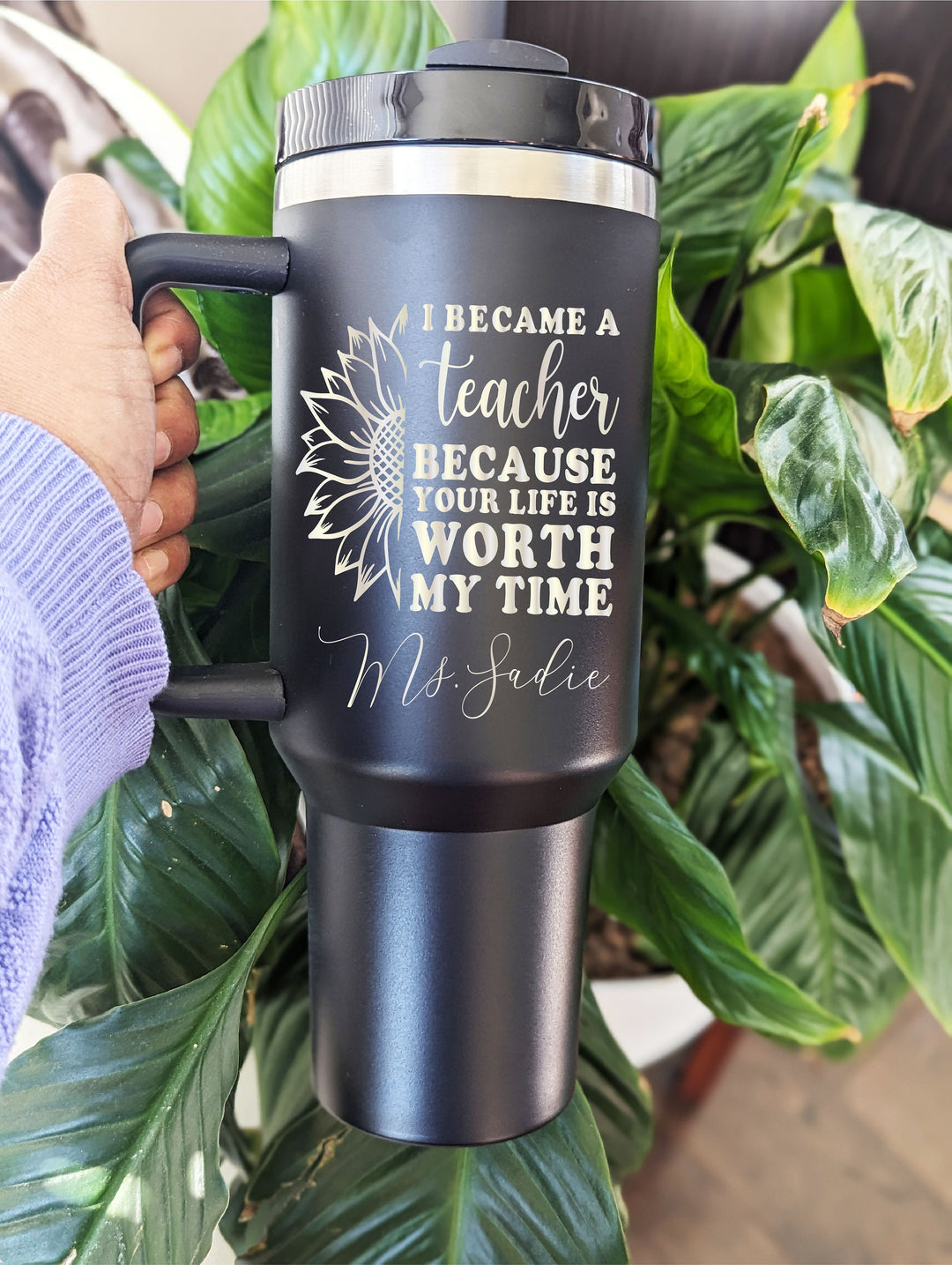 Gift For Teacher Appreciation Tumbler 40oz Personalized