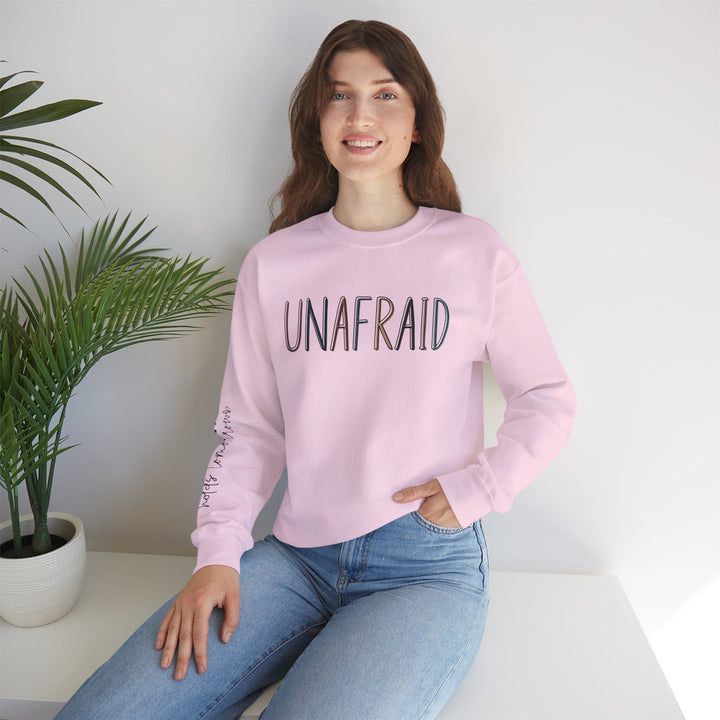 Unafraid Christian sweatshirt Jesus crewneck Shirt Unafraid Christian women sweater&nbsp;Bible Verse Sweater Religious Sweatshirt Gift Apparel