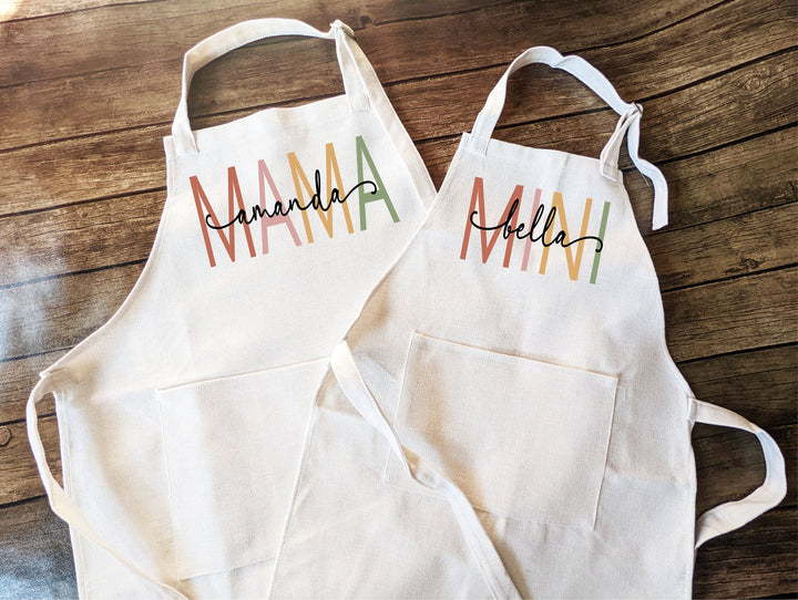 Personalized Mommy & Me Apron, Mother's Day Gift