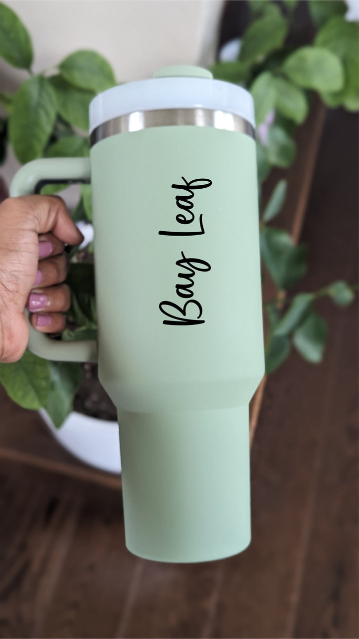 Birth Month Flower Cup Personalized Birthday Gift Tumbler