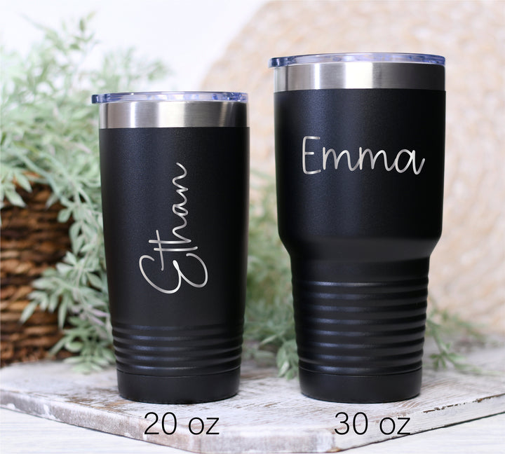 Personalized Tumbler Custom Name Travel Mug 20 oz Bridesmaid