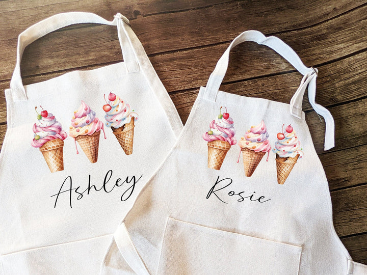 Personalized Aprons For Women Summer Fun Kids Baking Apron