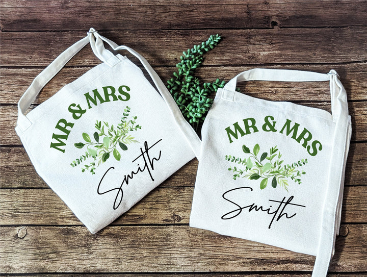 Personalized Couple Matching Apron Wedding Gift Unique