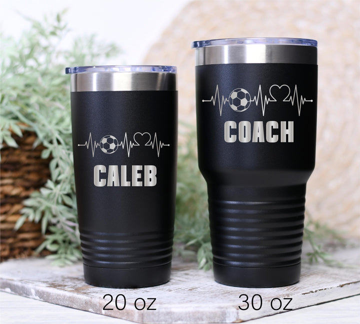 Personalized Coach gift Tumbler with Name Softball Coach Gift Coach Appreciation Gift Sport Soccer Coach birthday Thank you gift ideas