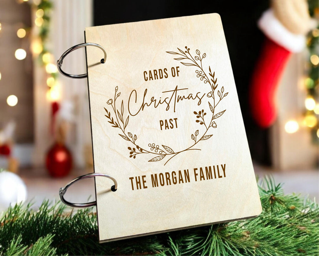 Christmas Card Keepsake Album 📚 | Custom Family Memory Book 🎄 Perfect for Preserving Holiday Cards & Treasured Christmas Memories! ✨