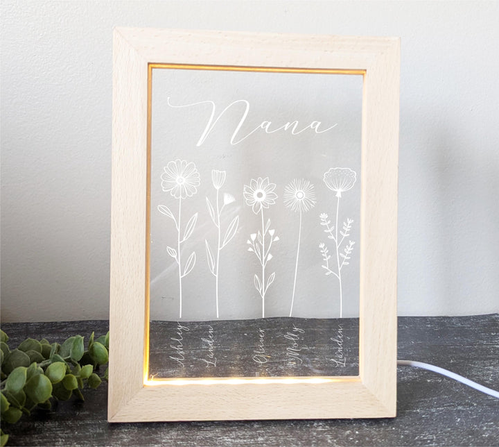 Personalized Home Decor Night Light | Custom Name Gift Decor