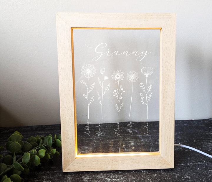 Personalized Home Decor Night Light | Custom Name Gift Decor