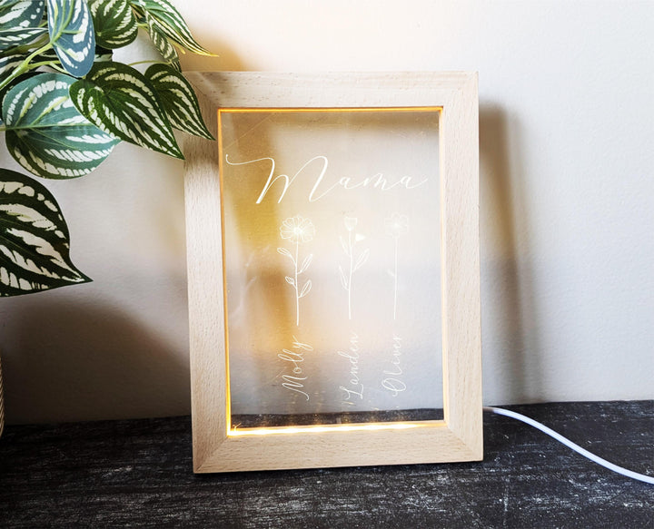 Personalized Home Decor Night Light | Custom Name Gift Decor