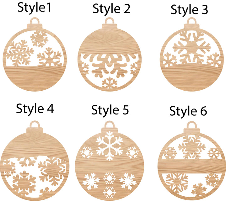Custom Family Ornament with Name | Personalized Holiday Decoration