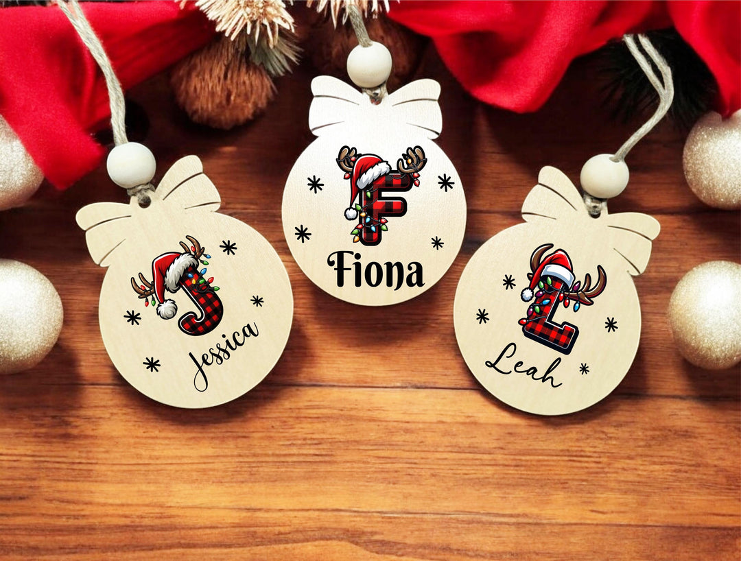 Personalized Family Name Ornament 🎄 | Custom Tree Ornament 🎁 Perfect Holiday Décor & Christmas Gift for Your Loved Ones! ✨