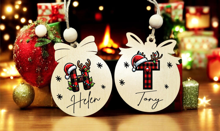 Personalized Family Name Ornament | Custom Tree Ornament