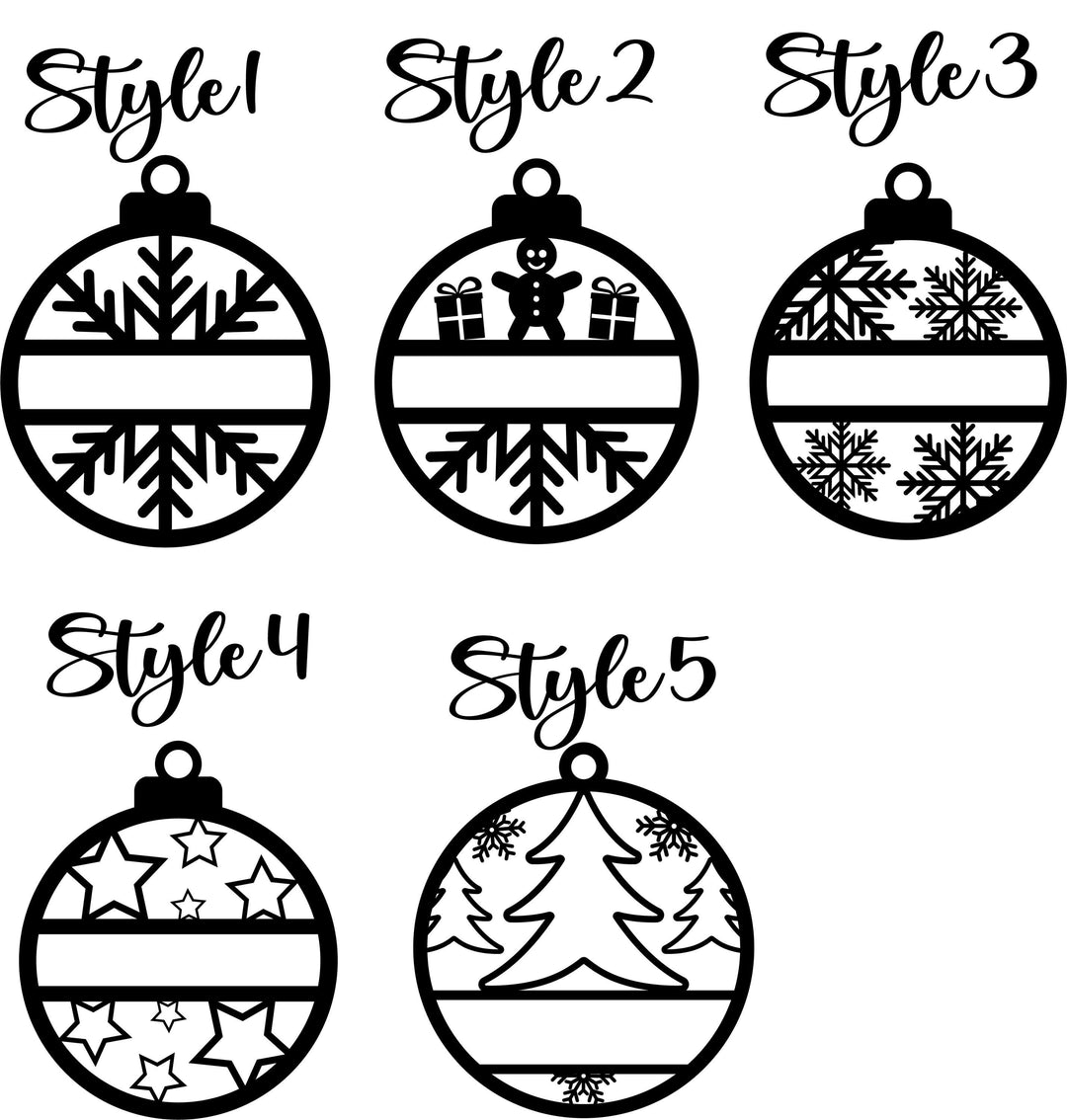 Festive Family Name Ornament | Perfect for Holiday Gifting