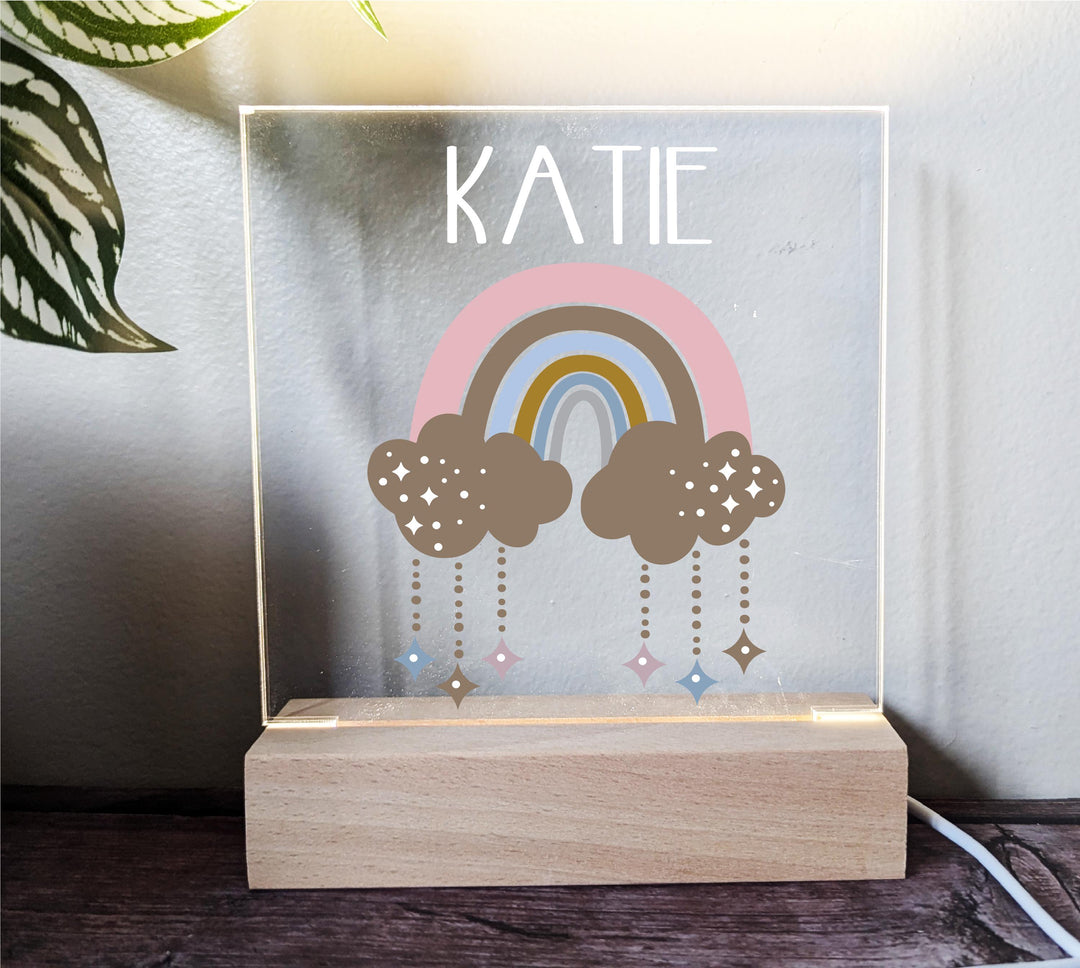 Personalized Acrylic Light Decor | Custom Name Gift for Toddlers