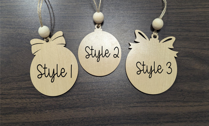 Customized Family Name Christmas Ornament Personalized Tree Ornament Perfect Holiday Décor