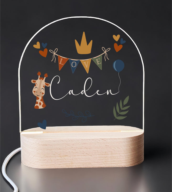 Personalized Kids Room Decor LED Name Light for Boys & Girls