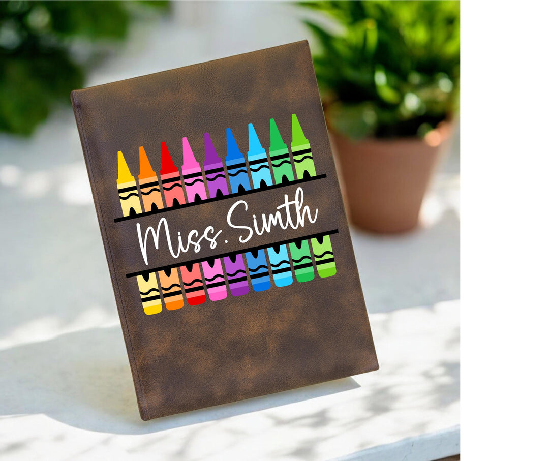 Teacher gift journal name personalized gift teacher appreciation gift Christmas gift for teachers School teacher gift ideas custom Note book